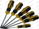 B.35826 Wkrętaki Torx T10-T30 z otworem, 6 szt.
