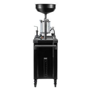 Wózek z funkcją zlewarki i wysysarki do oleju 