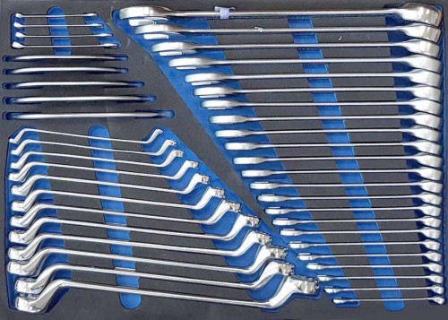 Wkład wózka, szer. 560 mm, klucze, 44 el.