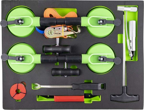 Wkład wózka - narzędzia do szyb