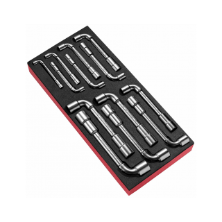 MODUŁ KLUCZY FAJKOWYCH PRZELOTOWYCH METRYCZNYCH NA WKŁADCE PIANKOWEJ