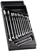 MODUŁ Z 13 KLUCZAMI OCZKOWO- -PŁASKIMI - CALOWYMI