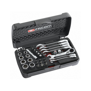 ULTRAKOMPAKTOWY ZESTAW KLUCZY I NASADEK METRYCZNYCH