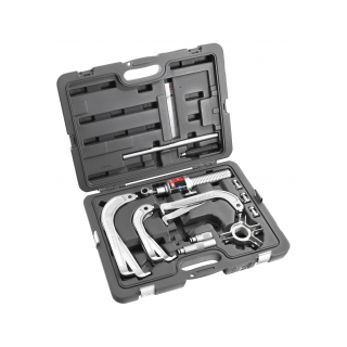 ZESTAW ZE ŚCIĄGACZEM HYDRAULICZNYM 10T I 3 ZESTAWAMI ŁAP