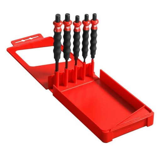 ZESTAW WYBIJAKÓW DO ZAWLECZEK Z RĘKOJEŚCIĄ - 5 SZT.