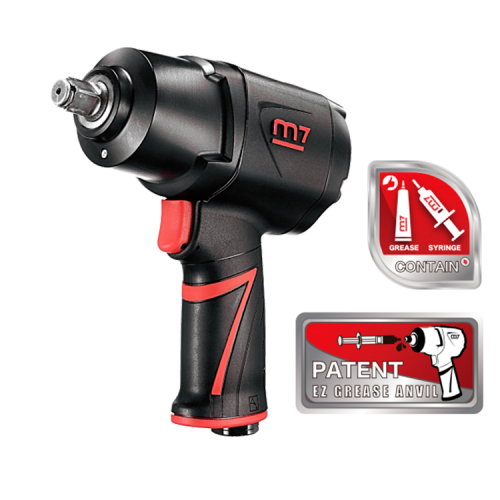 Klucz udarowy pneumatyczny 1/2" 1627Nm Mighty Seven NC-4255QH z systemem EZ Grease