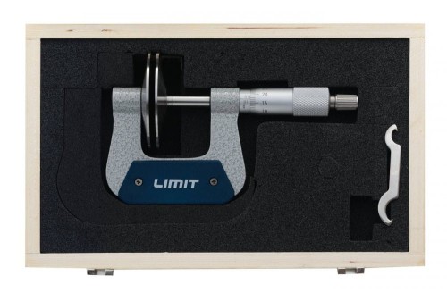 Mikrometr z końcówkami płytkowymi Limit MSP 0-25 mm