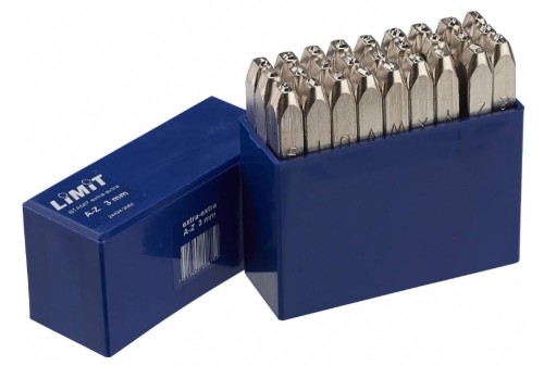 Stemple literowe 24434- litery od A do Z o wysokości 3 mm