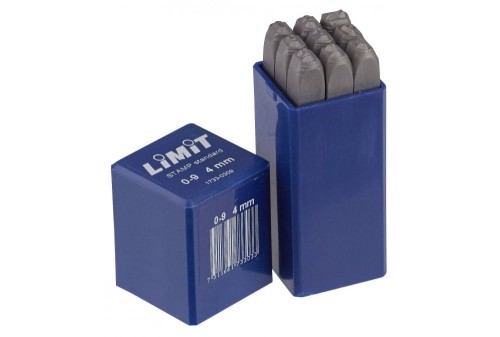 Zestaw numeratorów od 0 do 9 wysokość cyfr 10 mm