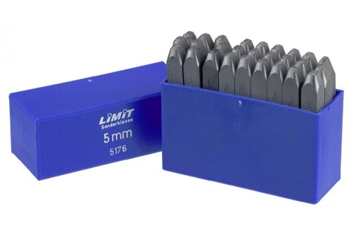 Stemple literowe 5176- litery od A do Z o wysokości 10 mm