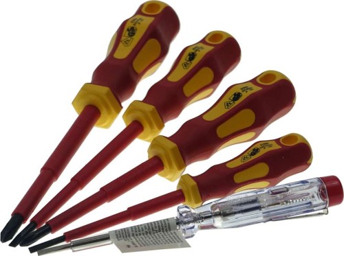 Wkrętaki izolowane 1000V, 5 szt.