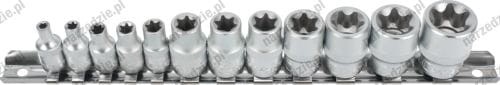 Nasadki Torx E4-E20, 12 szt.