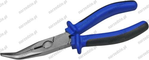 Szczypce półokrągłe 200 mm, odgięte