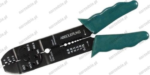 Zaciskarka do konektorów i ściągacz izolacji