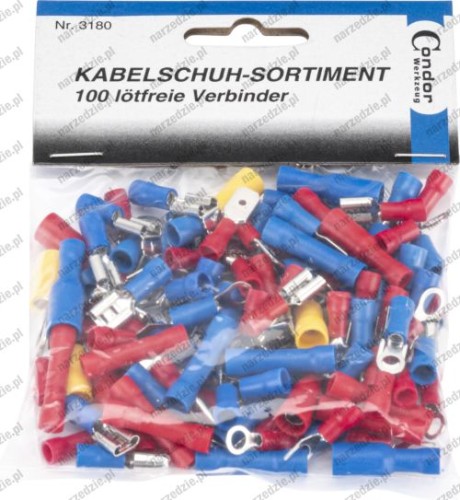 Konektory elektryczne 100 szt.