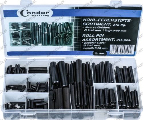 Wałki sprężynowe, 315 szt.