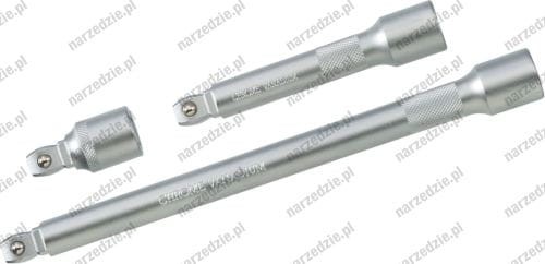 Przedłużki z kulką 1/2", 3 szt., 50-250 mm