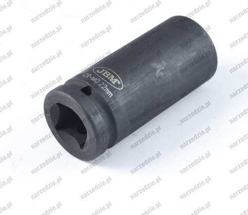 Nasadka udarowa 3/4", 22 mm, 6-kątna, długa