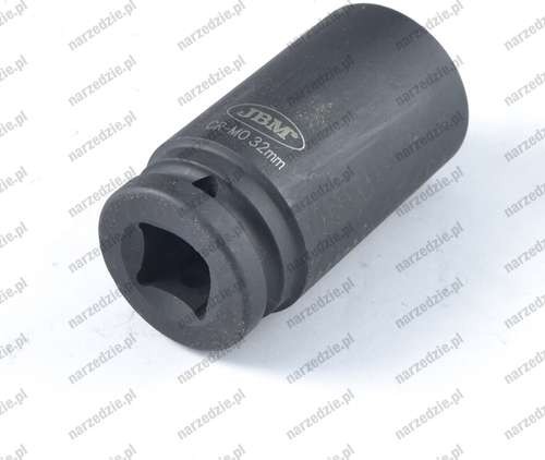 Nasadka udarowa 3/4", 32 mm, 6-kątna, długa