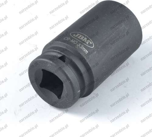 Nasadka udarowa 3/4", 33 mm, 6-kątna, długa