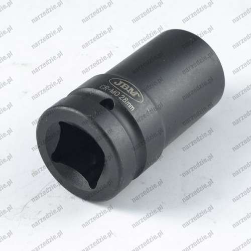 Nasadka udarowa 1", 28 mm, 6-kątna, długa