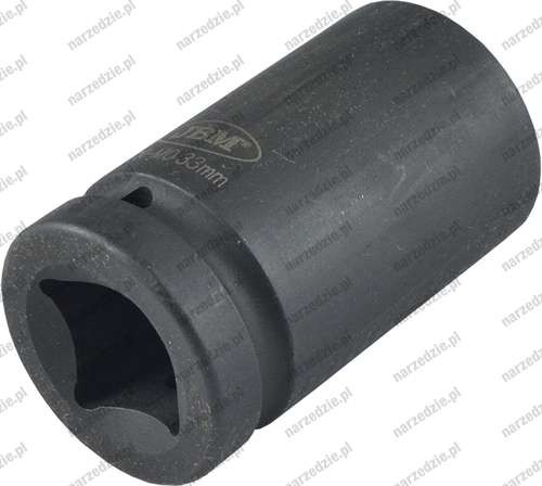 Nasadka udarowa 1", 33 mm, 6-kątna, długa