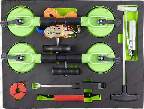 Wkład wózka - narzędzia do szyb