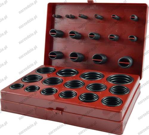 Oringi 1/8"-1", 386 szt.