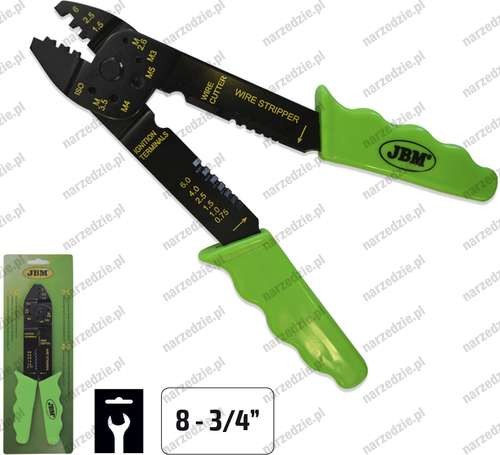 Zaciskarka do konektorów i ściągacz izolacji