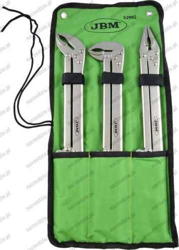 Szczypce samozaciskowe, 3 szt., długie