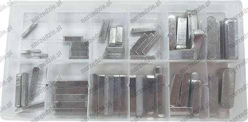 Kliny stalowe, 60 szt.