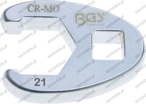 Nasadka otwarta boczna 1/2", 21 mm