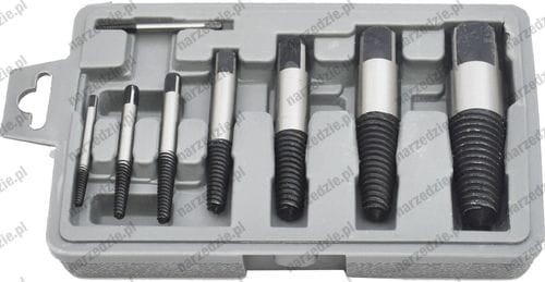 Wykrętaki trzpieniowe 3-35 mm, 8 szt.