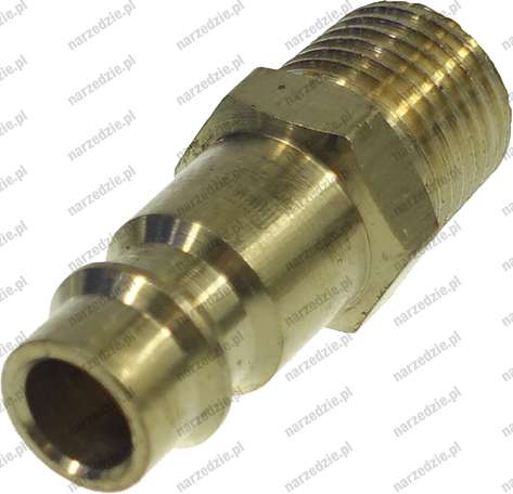 Końcówka męska szybkozłączki US - gwint zewn. 1/4"