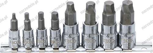 Wykrętaki trzpieniowe 3-10 mm, 8 szt.