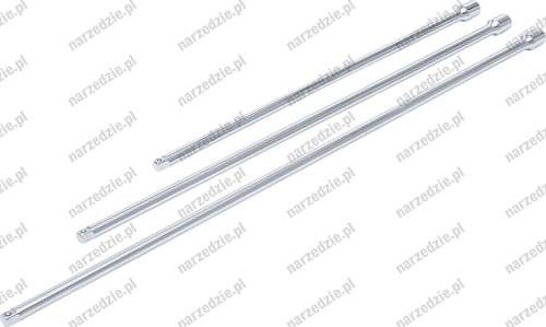 Przedłużki 1/4", 3 szt., 300-450 mm