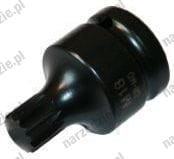 Nasadka udarowa 3/4", wielowpust z otworem M18 x 60 mm