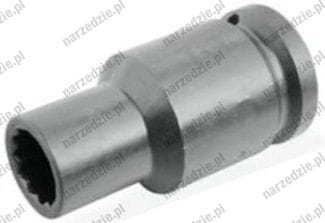 Nasadka udarowa 3/4", 17 mm, 12-kątna, długa