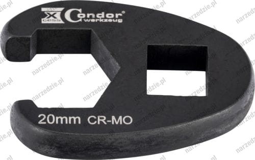Nasadka otwarta boczna, 1/2", 20 mm, CrMo