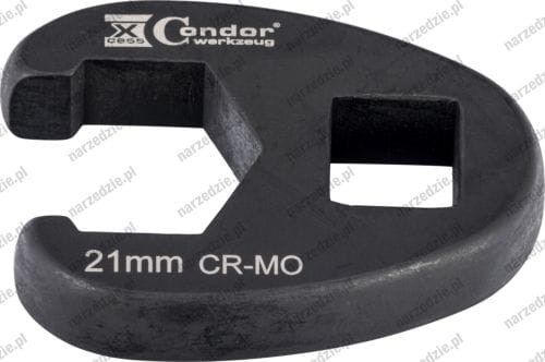 Nasadka otwarta boczna, 1/2", 21 mm, CrMo
