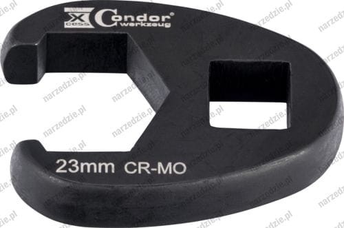 Nasadka otwarta boczna, 1/2", 23 mm, CrMo