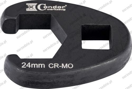 Nasadka otwarta boczna, 1/2", 24 mm, CrMo