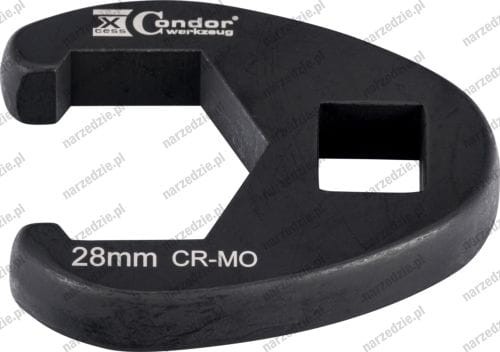 Nasadka otwarta boczna, 1/2", 28 mm, CrMo
