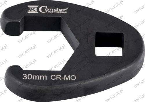 Nasadka otwarta boczna, 1/2", 30 mm, CrMo