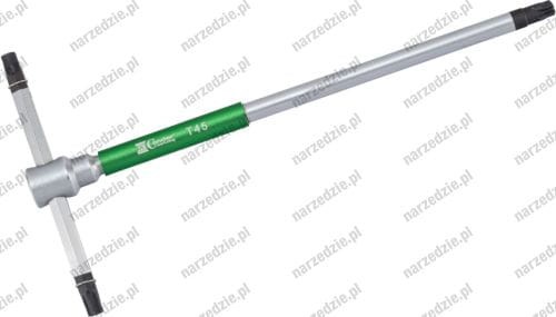 Klucz typu T, Torx T45, 250x125 mm