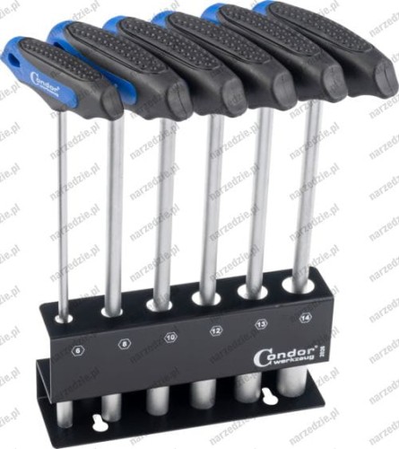 C.2026 Klucze nasadowe 6-14 mm, 9 szt.