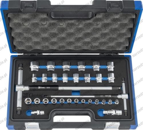 31 Narzędzi 1/4"+3/8"