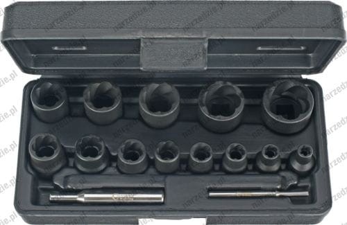 C.2115 Nasadki wykrętaki 6-27 mm, 15 szt.