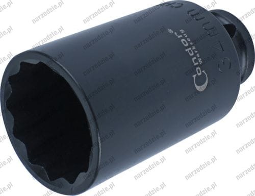 Nasadka udarowa 1/2", 34 mm, 12-kątna, długa