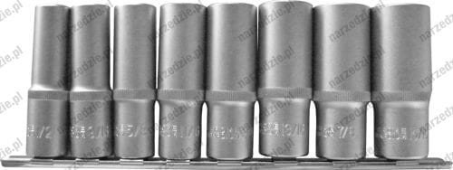 C.22112 Nasadki długie 6-kątne, 1/2", 1/2"-15/16", 8 szt.